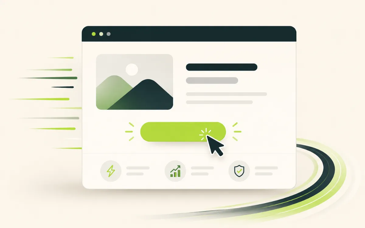 Landing Page — preview del servicio